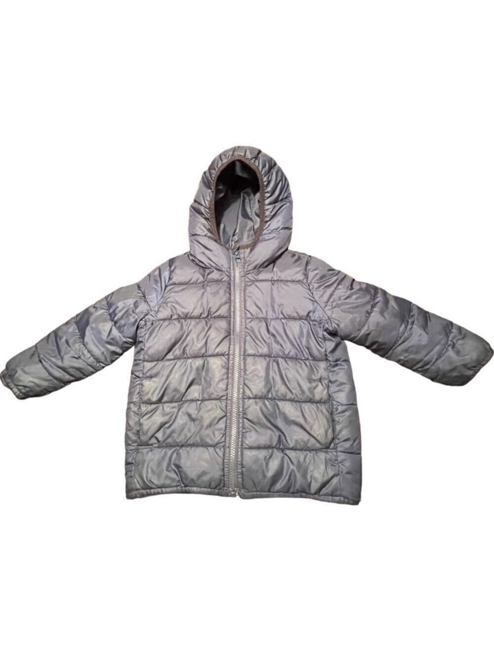 The Children’s Place kids boys blue quilted puffer jacket short coat Sz 4T